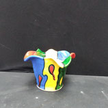Cache Pot Faience De Desvres René Delarue Hauteur 12,5 cm L 20cm Art Déco