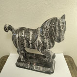 Cheval Boulonnais Faience De Desvres Hauteur 24cm Longueur 18cm