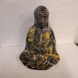 Boudha Faience De Desvres Hauteur 17 cm Longueur 12cm
