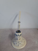Pipe sur socle Faience de Desvres Diamètre du Socle 10 cm réf 1