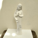 Grande  Vierge  Blanche Faience De Desvres Hauteur 33 cm