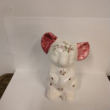 Tirelire Panda Fille Faience De Desvres Hauteur 17cm  inscription comprise