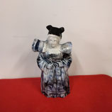 Bretonne Faience De Desvres Hauteur 20cm  couleur unique