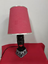 Lampe Africaine Faience de Desvres Hauteur 23 cm Diamètre du Socle 9 cm
