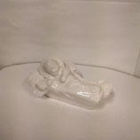 L enfant jésus faience de Desvres Longueur 10cm Hauteur 5cm