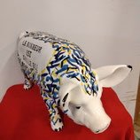 Grand et Gros Cochon Tirelire Faience De Desvres Longueur 45cm Hauteur 22cm