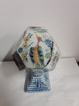 Tirelire numéro 1 Faience de Delft Hauteur 18 cm Diametre 9,5 cm