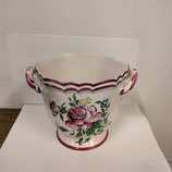 Cache Pot Faience De Desvres Décor Strasbourg Hauteur 15cm Diamètre 16cm