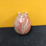 Nouveau ! Coccinelle Faience De Desvres Craquelé Hauteur 15cm Largeur 12cm