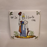 Carreau Carrelage Faience De Desvres 13cm Geo Martel Révolutionnaire