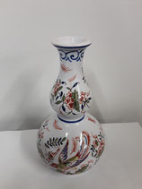 Vase Faience de Desvres Hauteur 19 cm diamètre 4 cm