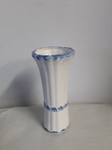 Vase Faience de Desvres Hauteur 21 cm diamètre 8,5 cm