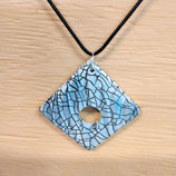 Collier numéro 34  en Faience De Desvres piece unique