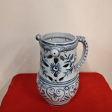 Pot Trompeur Faience De Desvres Hauteur 21 cm Diamètre 10cm