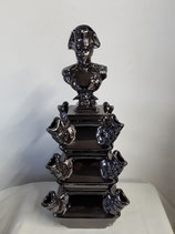 Tulipiere Napoléon Faience de Desvres Hauteur 47 cm