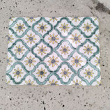 Lot de 12 Carreaux Carrelages Faience De Desvres 13cm hispaniques Mauresques