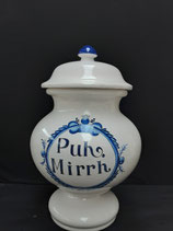 Pot à  Pharmacie Faience de Desvres Décor Delft  Hauteur 43 cm Diamètre 20cm