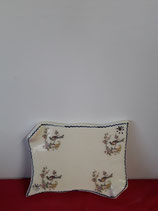 Nouveau Modèle Plaque de Porte Faience de Desvres Hauteur 12 cm Largeur 16,5 cm