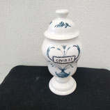 Pot à Pharmacie covid 19 Faience De Desvres Hauteur 24 cm Diamètre 9cm