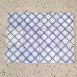 Lot De 12 anciens Carreaux Carrelages Faience De Desvres 11cm Fourmaintraux Hornoy