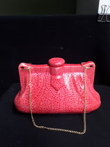 Tirelire Originale Sac à Main Faience de Desvres Longueur 21,5cm Hauteur 15 cm