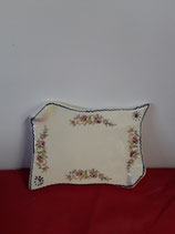 Nouveau Modèle Plaque de Porte Faience de Desvres Hauteur 12 cm Largeur 16,5 cm