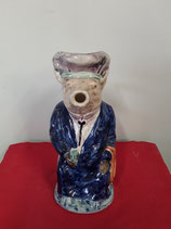 Pichet Cochon Faience de Desvres Style Onnaing Hauteur 28 cm