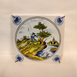 Carreau Carrelage Faience De Desvres 13cm Fourmaintraux Delassus enfants