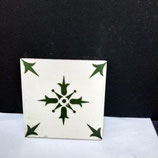 Carreau numéro 47 Faience de Desvres 11cm