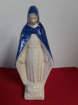 Vierge  Faience de Desvres  Hauteur 22 cm