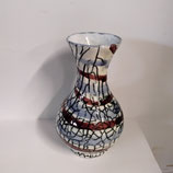 Nouveauté ! Vase Faience De Desvres Craquelé Hauteur 17 cm