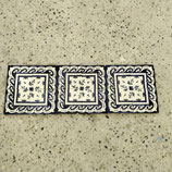 Lot De 12 Anciens Carreaux Carrelages Faience De Gien 11cm