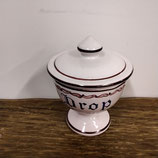 Petit Pot à Pharmacie Drop Faience De Delft Hauteur 12cm Diamètre 8,5 cm
