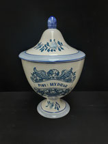 Pot à Pharmacie Faience de Desvres POM.HYDRAR  Hauteur 28cm Diamètre 17cm