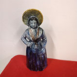 Boulonnaise Calaisienne Faience De Desvres Hauteur 22cm