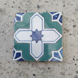 Rare Ancien Carreau Carrelage 15cm Fourmaintraux Courquin
