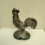 Coq Faience De Desvres Hauteur 16,5 cm L 12,5 cm Longueur base 10,5 cm