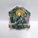 Sainte Thérèse De Lisieux Faience De Desvres Hauteur 13 cm Largeur 12cm