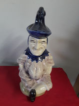 Pichet Clown avec son couvercle Faience de Desvres Hauteur 33 cm