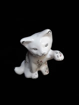 Nouveau Chat Tirelire Faience de Desvres Hauteur 13 cm inscription comprise