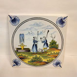 Carreau Carrelage Faience De Desvres 13cm Fourmaintraux Delassus enfants