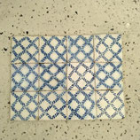 Lot De 12 Anciens Carreaux Carrelages Faience De Desvres 11cm