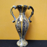 Vase Art Nouveau Faience De Desvres Hauteur 31 cm Diamètre 9 cm