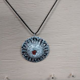 Collier numéro 7 en Faience De Desvres piece unique