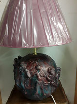 Lampe Le Tour du Monde , La Ronde de la Paix   ......... Hauteur avec Abajour 63 cm