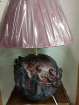 Lampe Le Tour du Monde , La Ronde de la Paix   ......... Hauteur avec Abajour 63 cm