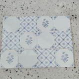 Lot De 12 Anciens Carreaux Carrelages Faience De Desvres 10,8 cm Fourmaintraux Delassus