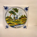 Carreau Carrelage Faience De Desvres 13cm Fourmaintraux Delassus enfants