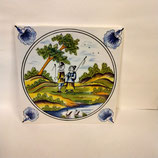 Carreau Carrelage Faience De Desvres 13cm Fourmaintraux Delassus enfants