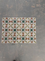 Lot de 12 Carreaux Faience De Desvres 13cm ×13cm Fourmaintraux Delassus 1976